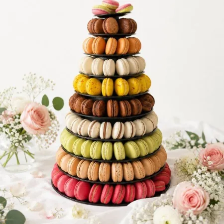 Pièce montée de macarons Pierre Morel